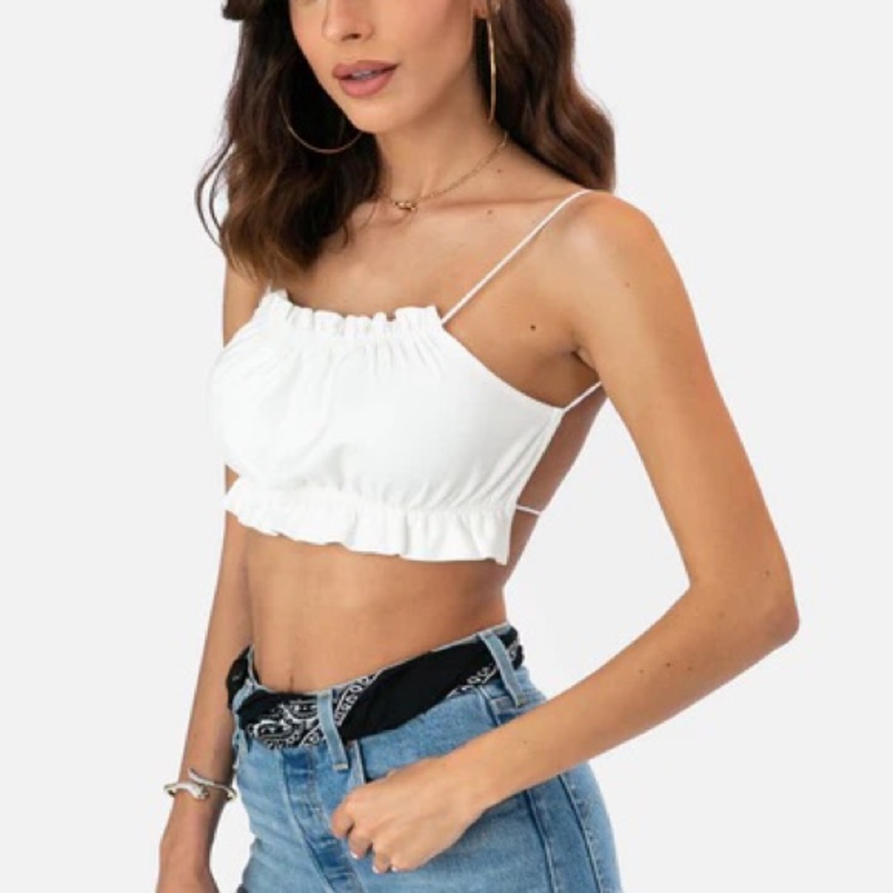 Adika Mckenny Top White size small